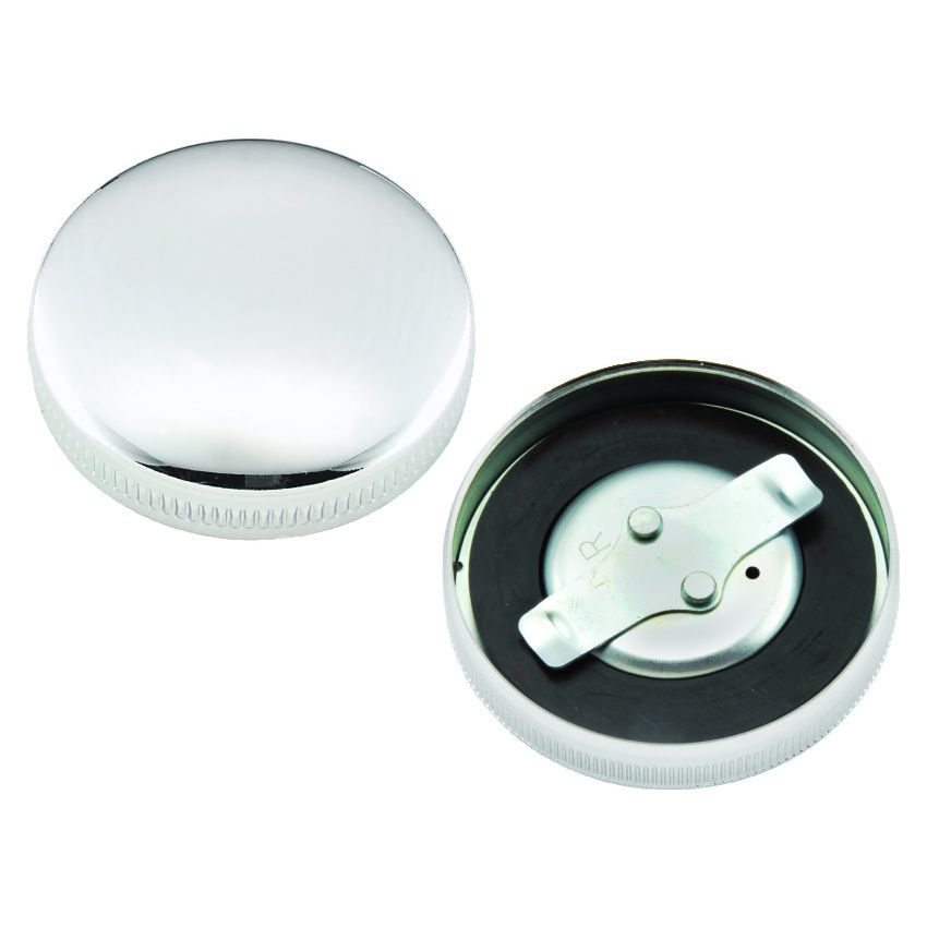 Bikers Choice 490447 36-E73 Chrome Early Vented Gas Cap Single & Fatbob Tank Right Side Repl H-D 61103-36