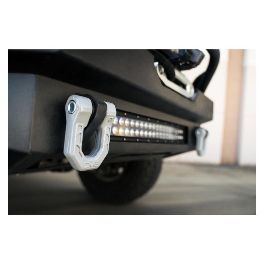 DV8 Offroad Elite Series D-Ring Shackles - Pair (Gray)