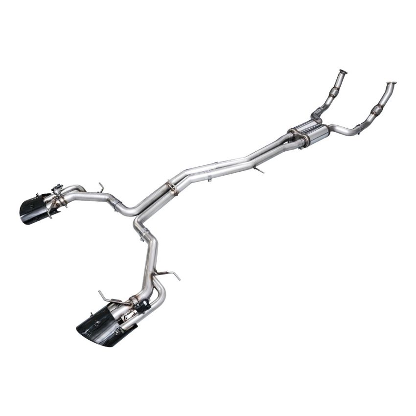 AWE Tuning 3025-33776 21-23 Audi C8 RS6/RS7 SwitchPath Cat-back Exhaust - Diamond Black Tips