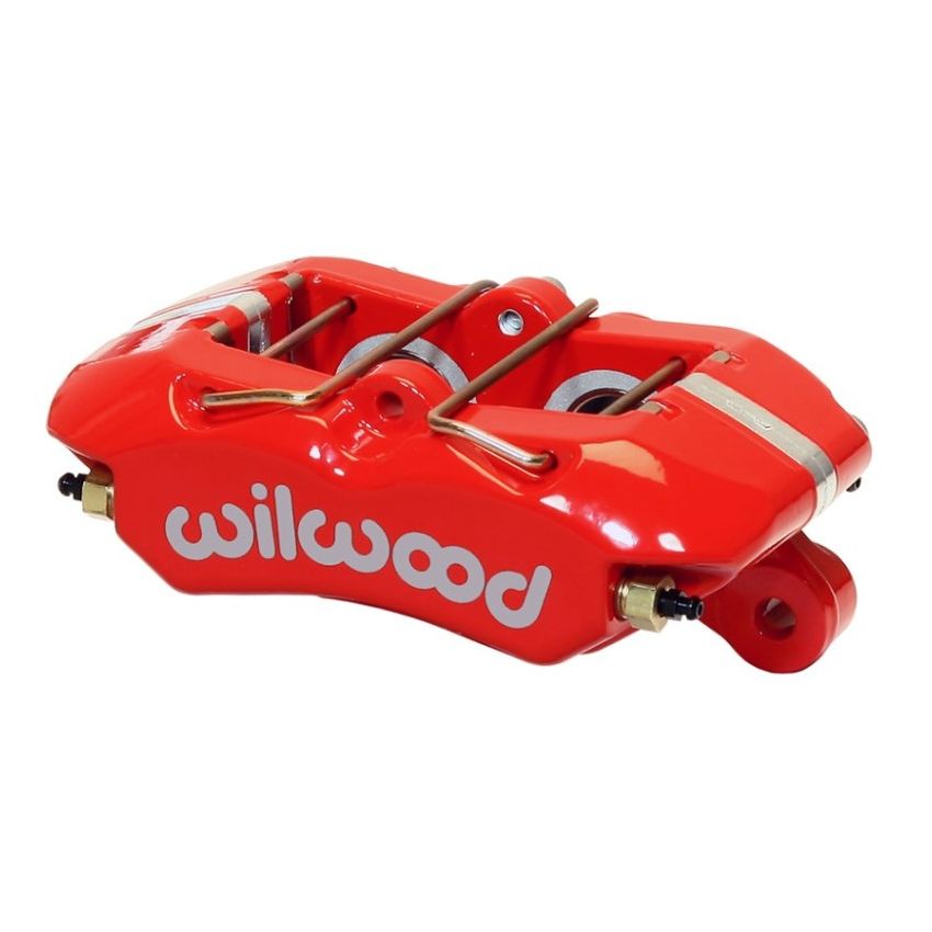 Wilwood 120-16190-RD Caliper-Forged Dynapro 4 5.25in Mount-Red-Universal 1.38/1.38in Pistons .81in Disc