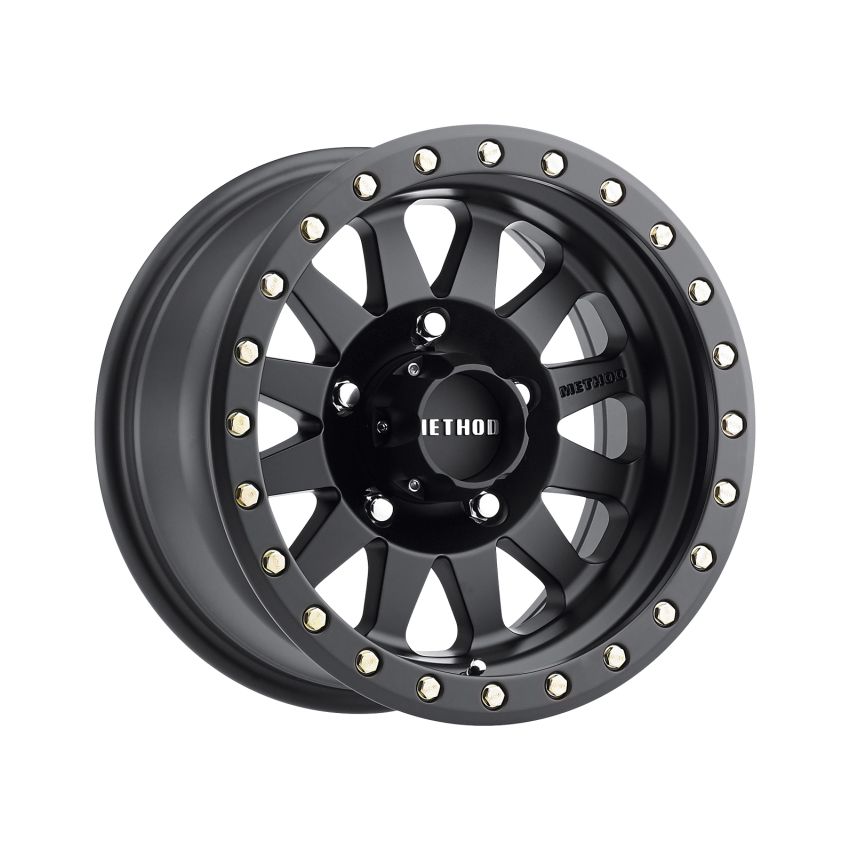 Method Wheels MR30478558500 Method MR304 Double Standard 17x8.5 0mm Offset 5x150 116.5mm CB Matte Black Wheel