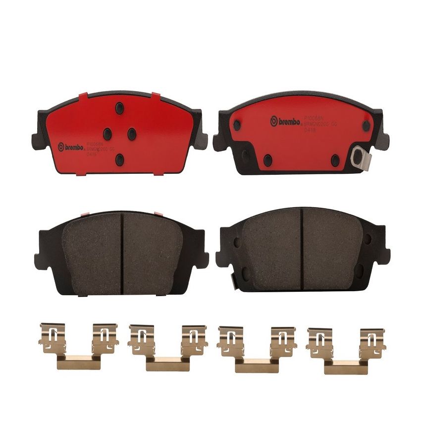 Brembo P10068N Premium NAO Ceramic OE Equivalent Pad