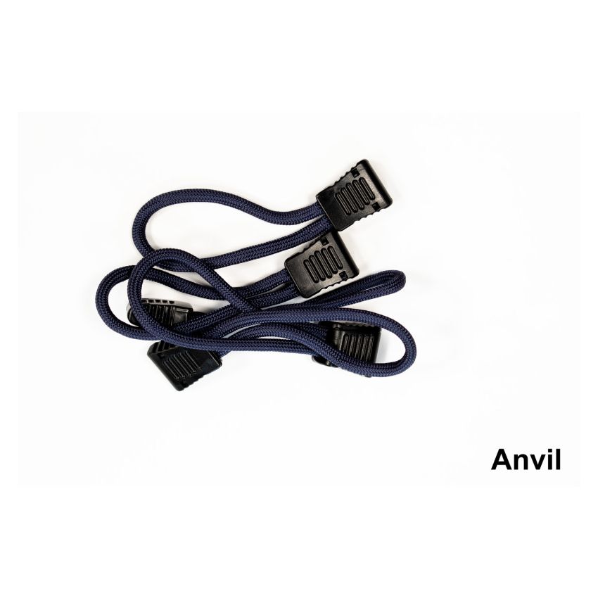Fishbone Offroad Paracord Zipper Pulls 5 Pcs Anvil