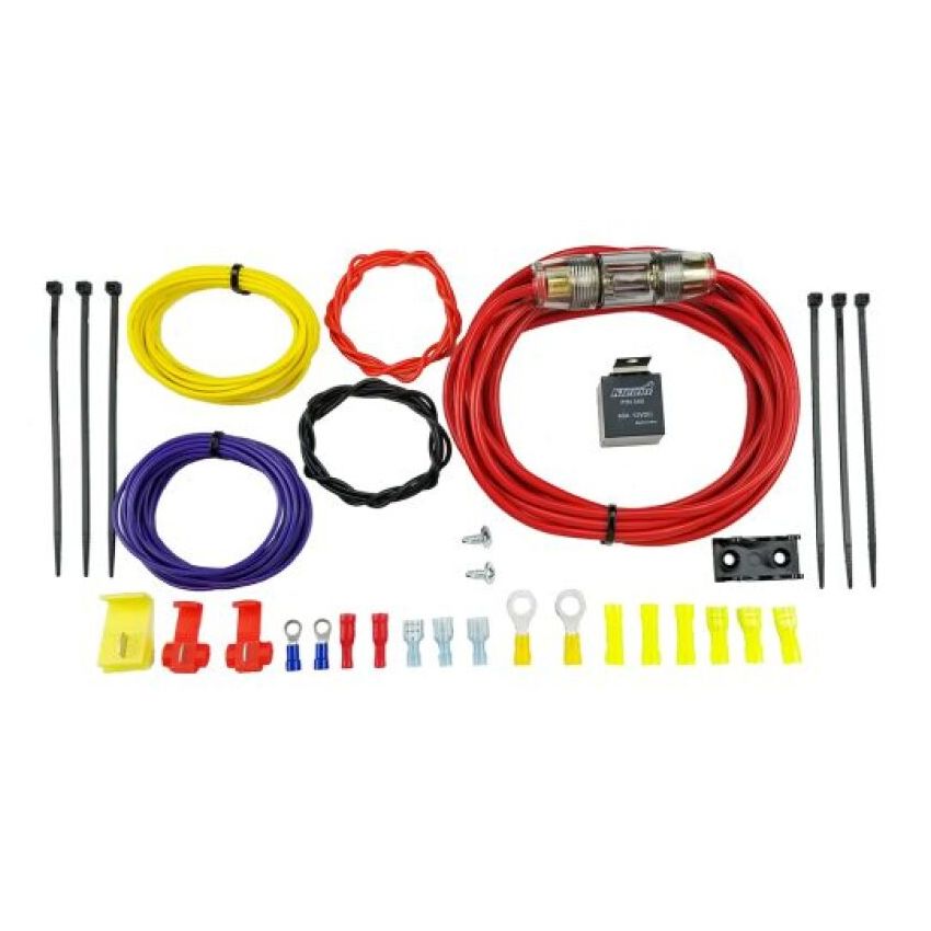 Kleinn Air Horns 6852 Kleinn 10 Gauge Compressor Wiring Kit/ 40A Relay/ 14.75 ft w/ AGU Fuse Holder