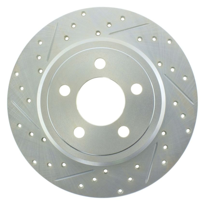 StopTech Select Sport 06-15 Dodge Charger/ 05-15 Chrysler 300 Slotted/Drilled Right Rear Brake Rotor