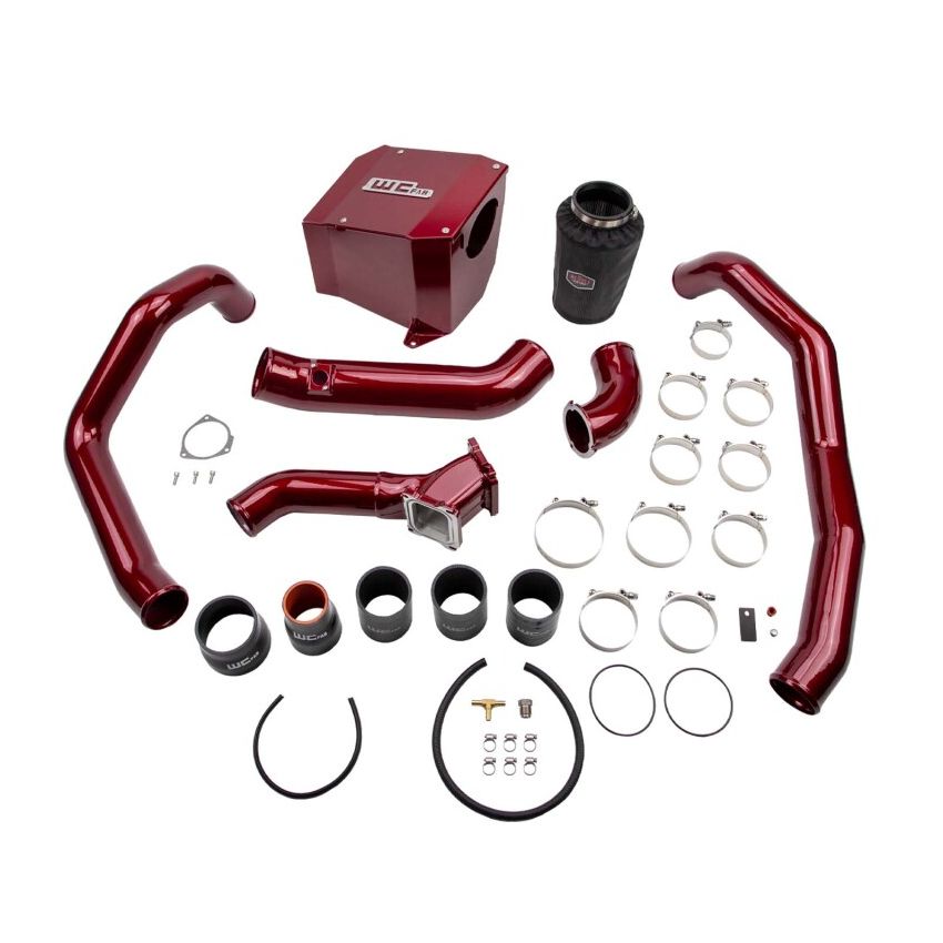 Wehrli WCF100435-FG 01-04 Duramax LB7 Stage 2 High Flow Intake Bundle Kit - Fluorescent Green