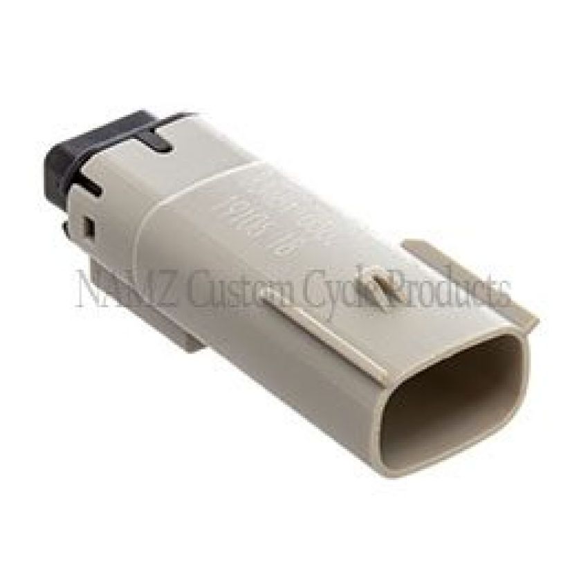NAMZ NM-33481-0302 07-23 V-Twin Left Handlebar FLHRC Molex MX-150 3-Position Male Connector - Gray (HD 72513-07GY)