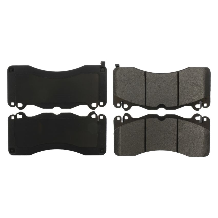 StopTech 15-18 Ford Mustang Front Street Brake Pads w/Shims & Hardware