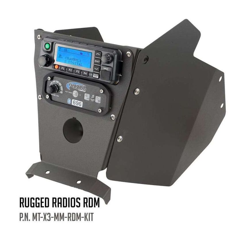 Rugged Radios MT-X3-MM-KIT-RDM Can-Am X3 Mounting Kit with Multi Mount and Side Panels Rugged RDM