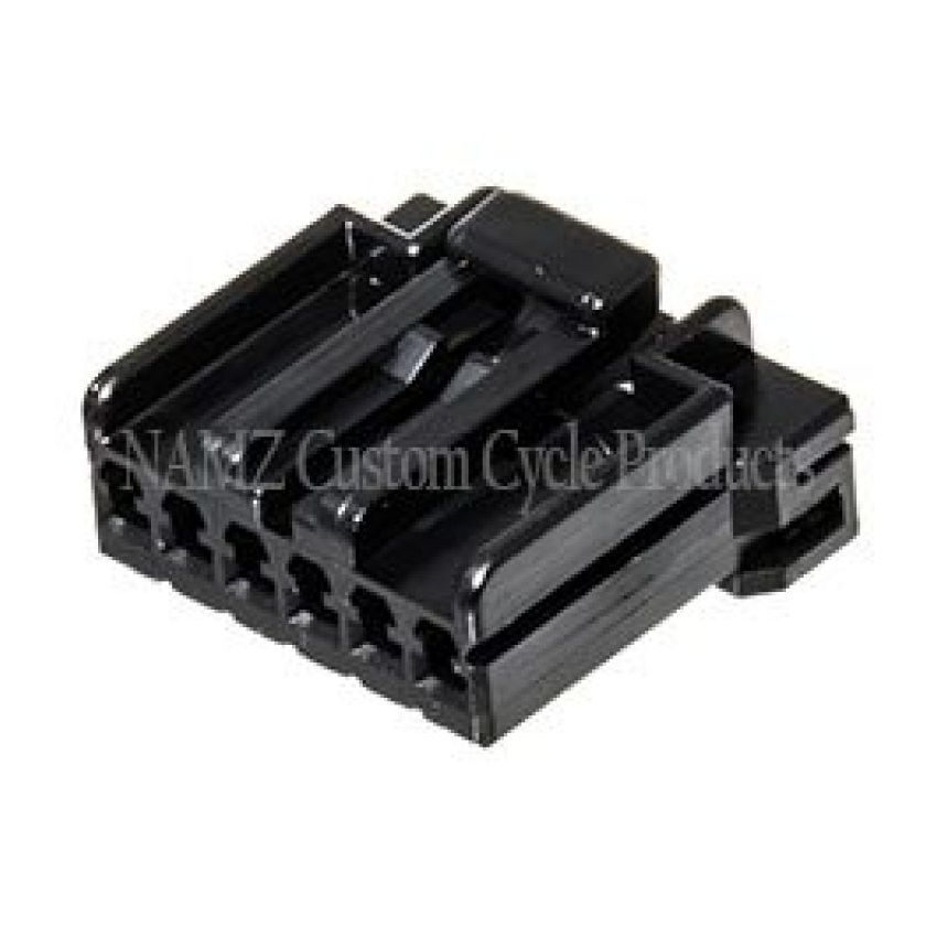 NAMZ NA-174923-2 AMP Multilock 6-Position Female Wire Plug Housing (HD 73156-96BK)