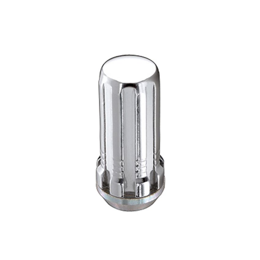 McGard SplineDrive Lug Nut (Cone Seat) M14X1.5 / 1.935in. Length (Box of 50) - Chrome (Req. Tool)