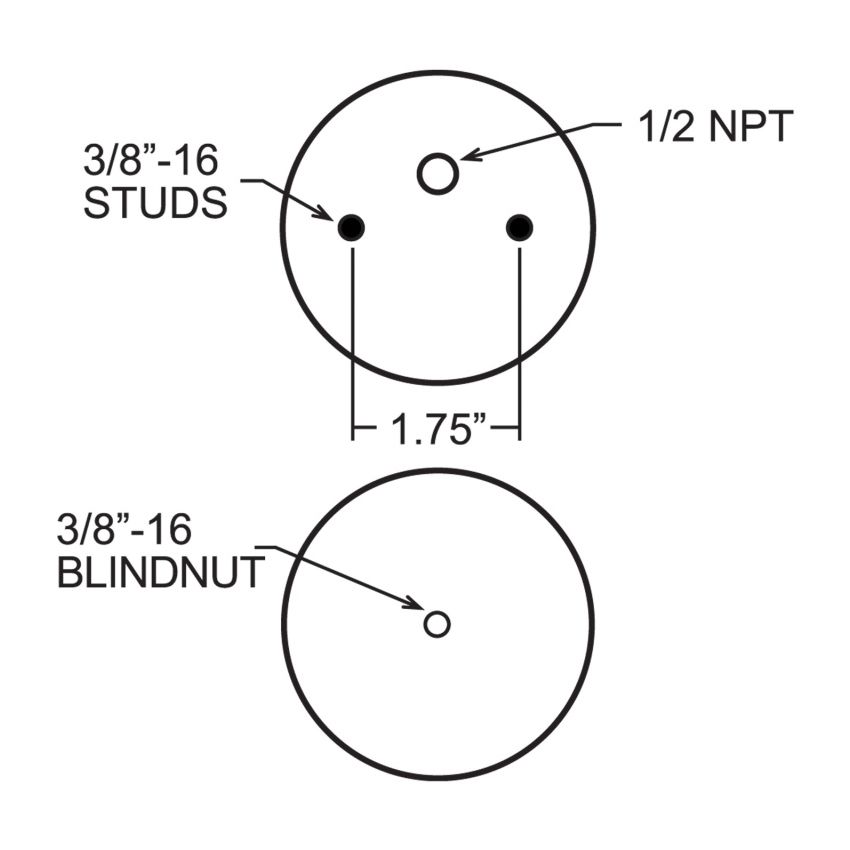 Firestone 7882 Ride-Rite Replacement Air Helper Spring 267C 1.5 (W217607882)