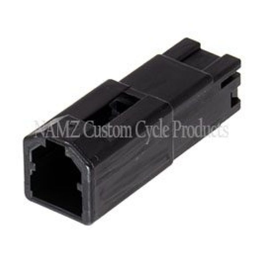 NAMZ NA-174057-2 AMP 040 Series 2-Position Male Wire Cap Housing Connector (HD 72902-01BK)