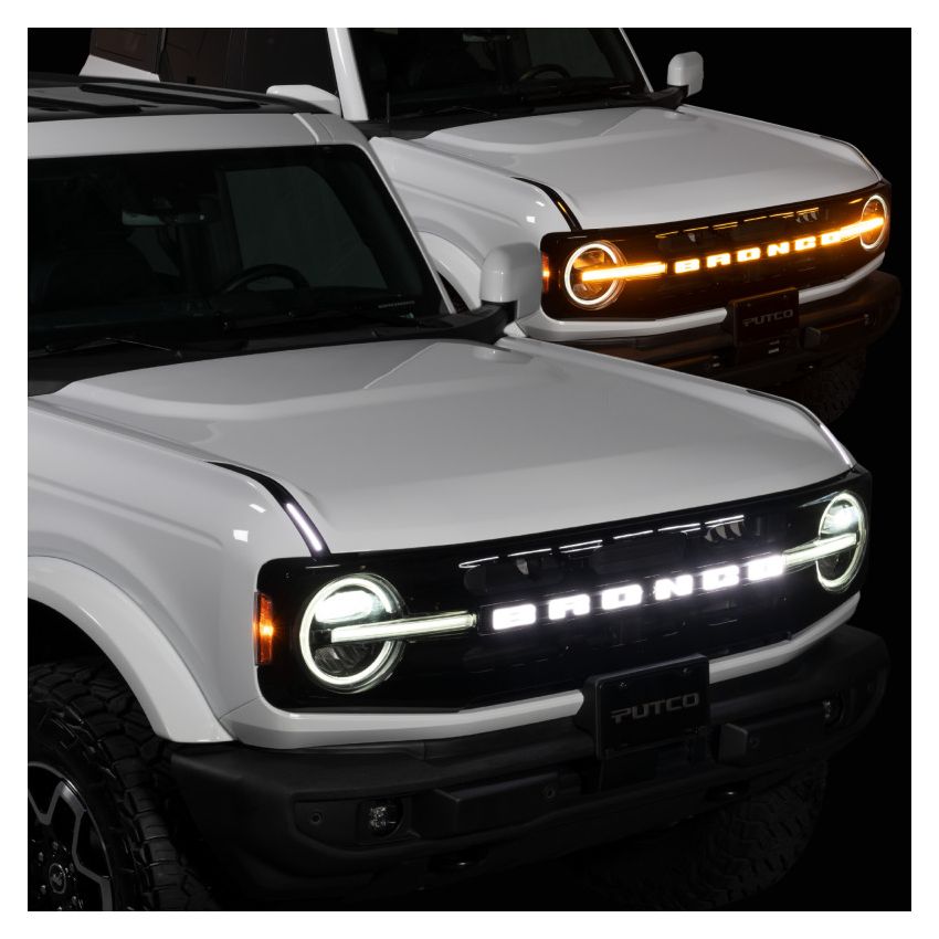 Putco 92852 Ford Bronco 21-23 Ford Bronco Emblem (Fits Models w/ Front Camera)