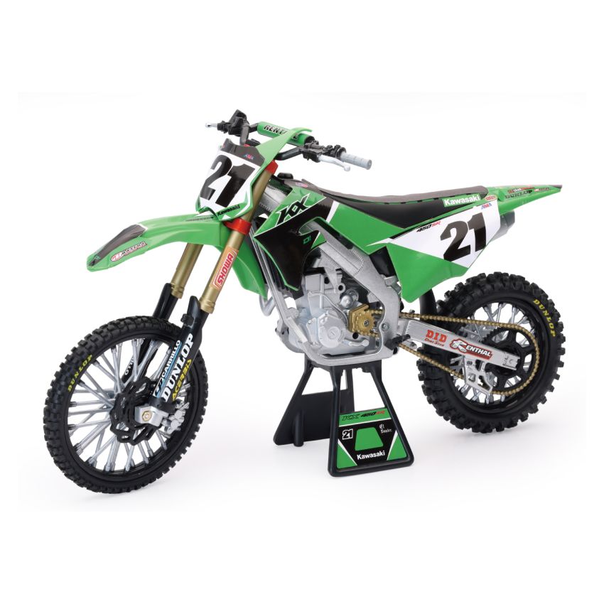 New Ray Toys 49733 Kawasaki KX450F Factory Team (Jason Anderson)/ Scale - 1:6