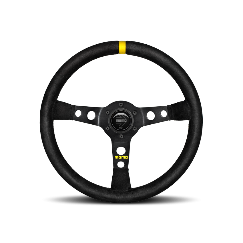 MOD 07 Steering Wheel Black Suede