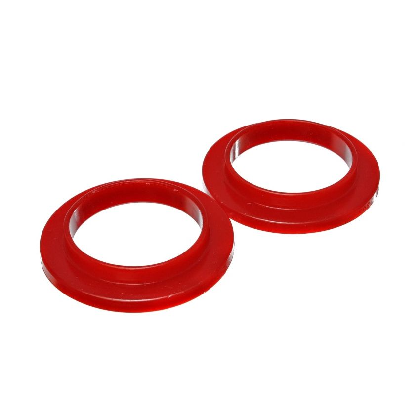 Energy Suspension 9.6101R Universal 3 3/4in ID 5 7/16in OD 7/8in H Red Coil Spring Isolators (2 per set)