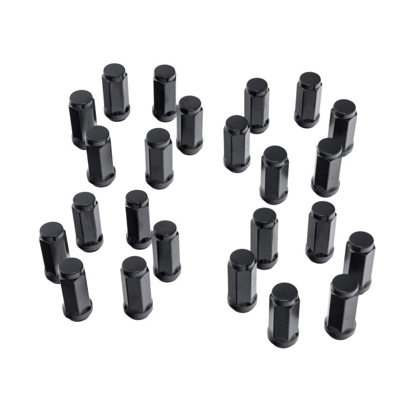 Rugged Ridge Wheel Lock Nut Set 24 Black M14-1.5