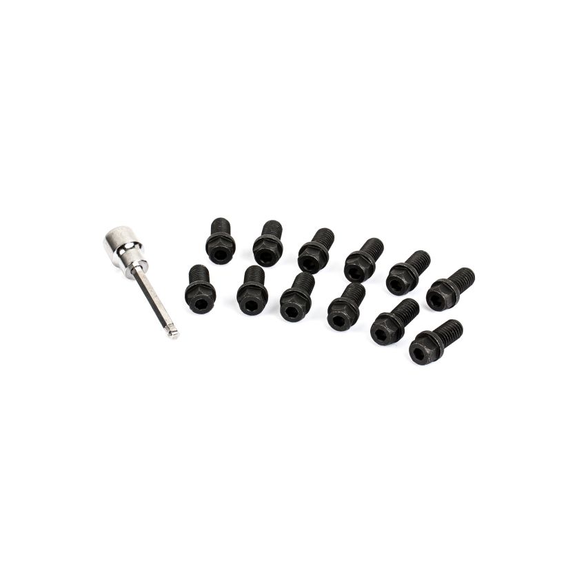 Cometic Gasket CF1009 Cometic Header Bolts 3/8 - 16 3/4in Grade 5 Black Oxide Finish With Hex and Socket Head