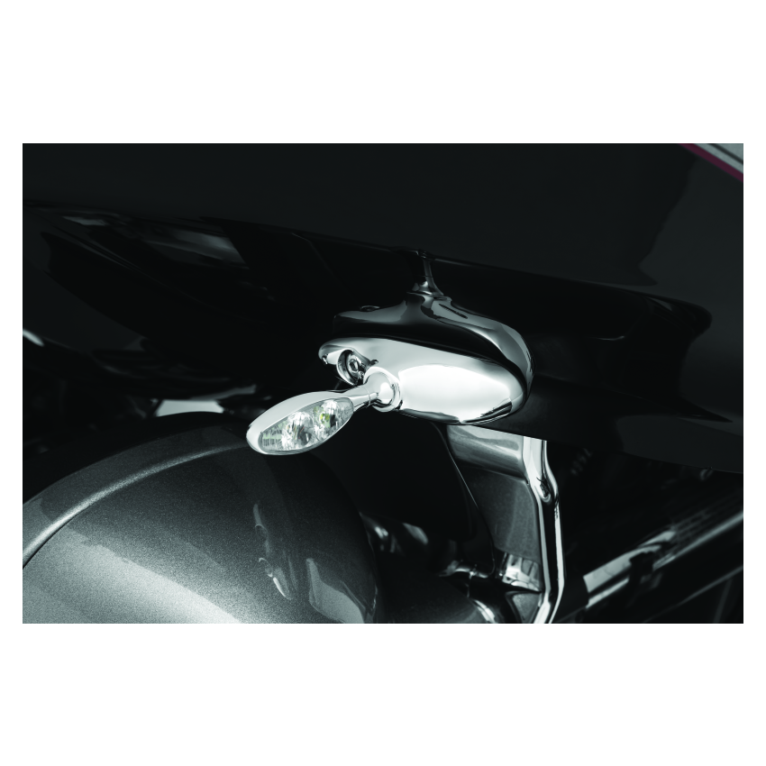 Kuryakyn 2848 Front Turn Signal Mounts Chrome