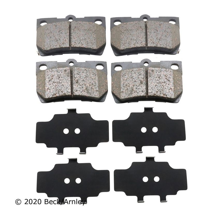 BECK/ARNLEY 089-1807 PREMIUM BRAKE PADS