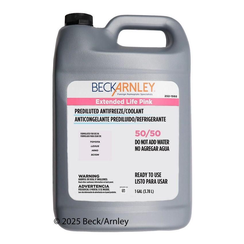 BECK/ARNLEY 252-1502 COOLANT  PINK