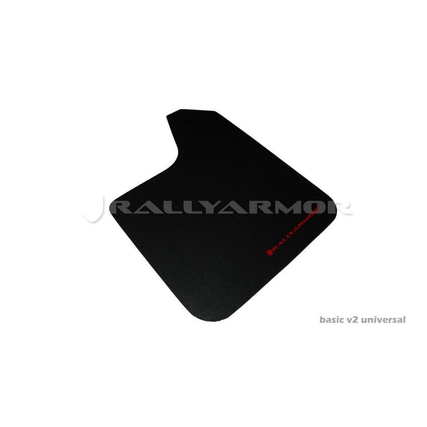 Rally Armor MF12-BAS-BL Black Mud Flap/Blue Logo