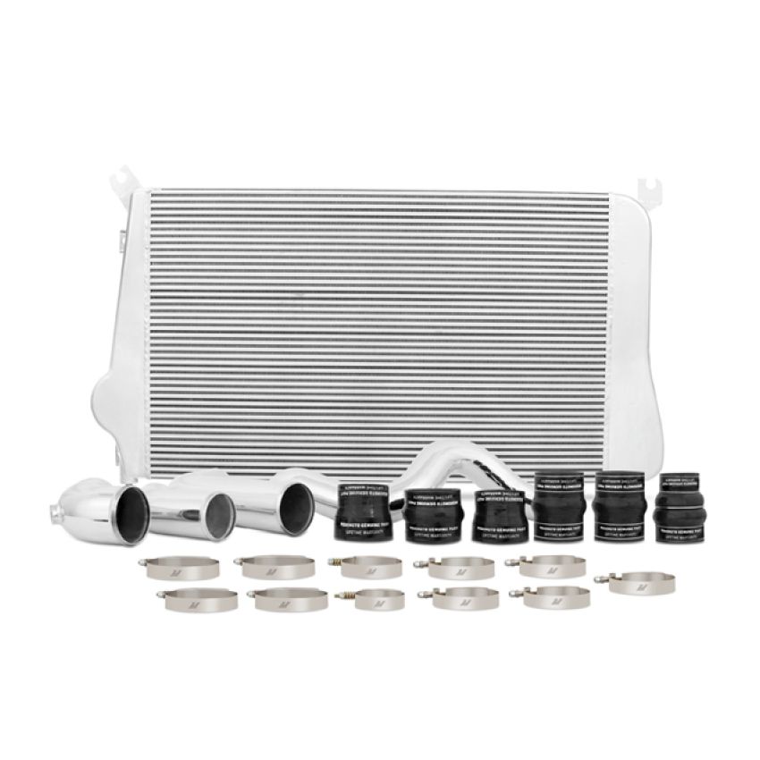 Mishimoto MMINT-DMAX-11KSL 11+ Chevrolet/GMC Duramax Intercooler Kit (Silver)