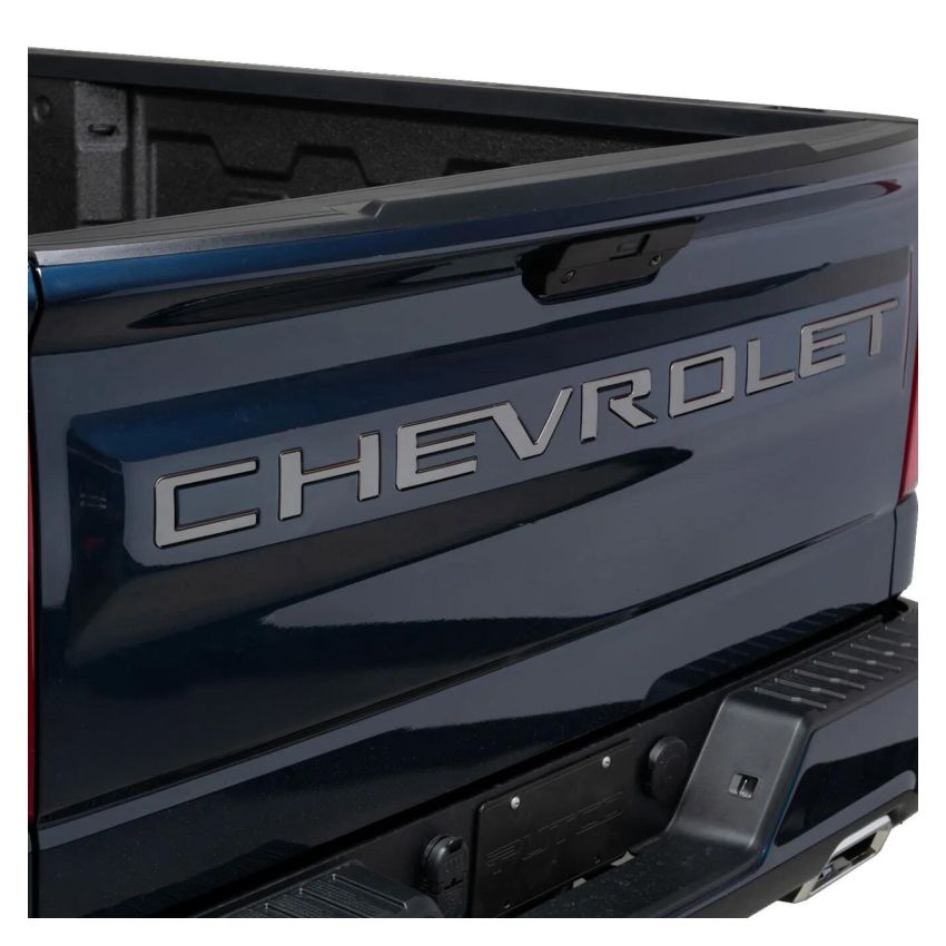 Putco 55555BPGM 23-24 Chevrolet Colorado - Grille Letters - Black Platinum Chevrolet Letters