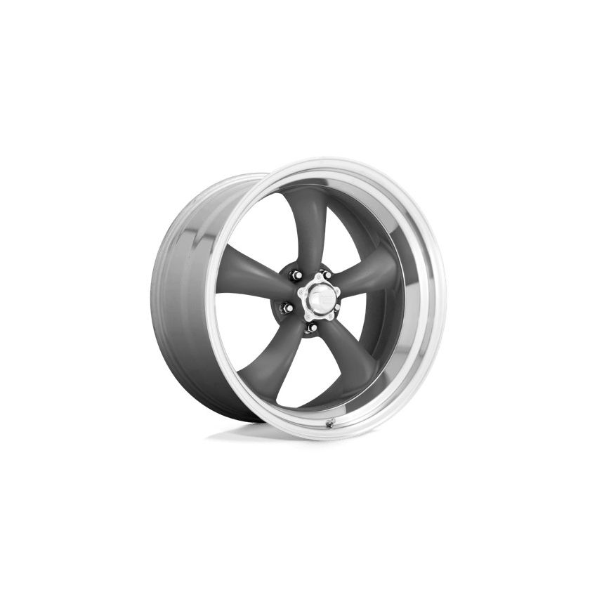 AMERICAN RACING VINTAGE VN215 TT-II 1PC 15X4 5X4.75 GRAY 1.50BS