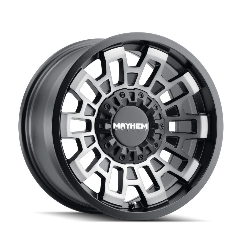 Mayhem 8113 Cortex 17x9 / 5x127 BP / -12mm Offset / 87.1mm Hub Matte Black w/ Dark Tint Wheel