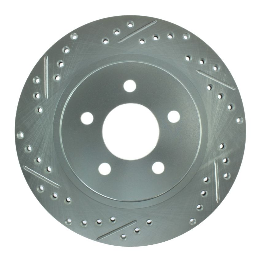 StopTech Select Sport 05-10 Ford Mustang GT Slotted and Drilled Rear Right Rotor