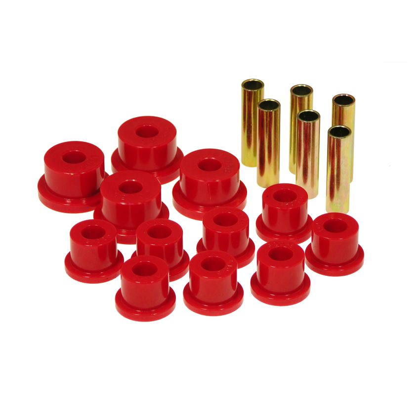 Prothane Suzuki Samurai Spring & Shackle Bushings (Aftermarket Shackles) - Red