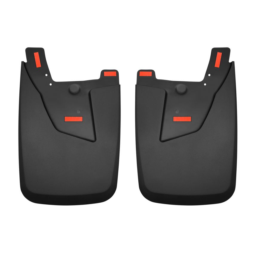 Husky Liners 59051 19-22 Dodge RAM 2500/3500 w/ OEM Fender Flares Custom-Molded Rear Mud Guards