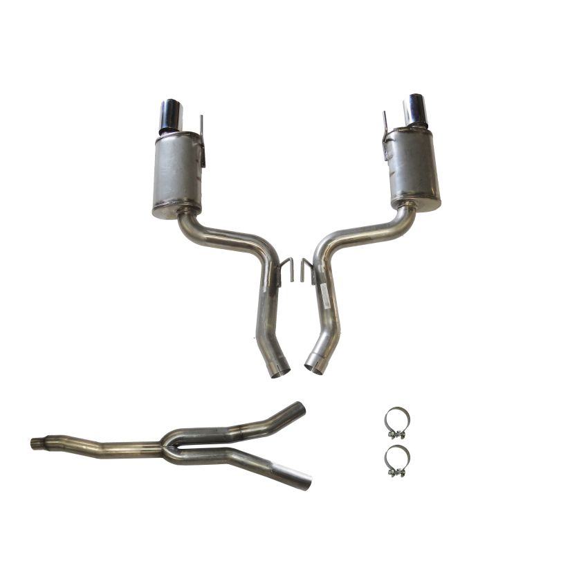 JBA 40-2648 15-20 Ford Mustang EcoBoost 2.3L 409SS Dual Rear Exit Cat-Back Exhaust