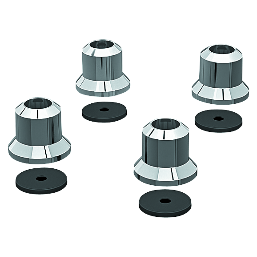 Kuryakyn 7154 Luggage Rack Risers 01-22 Honda GL1800 Chrome