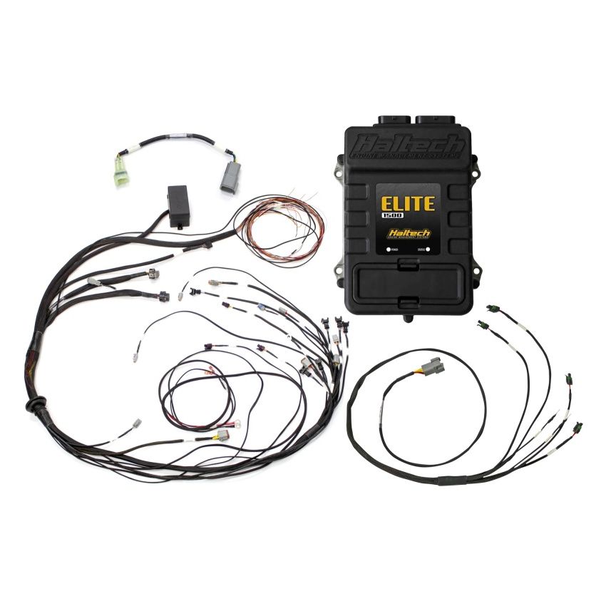 Haltech HT-150978 Elite 1500 Terminated Harness ECU Kit w/ Square EV1 Injector Connectors