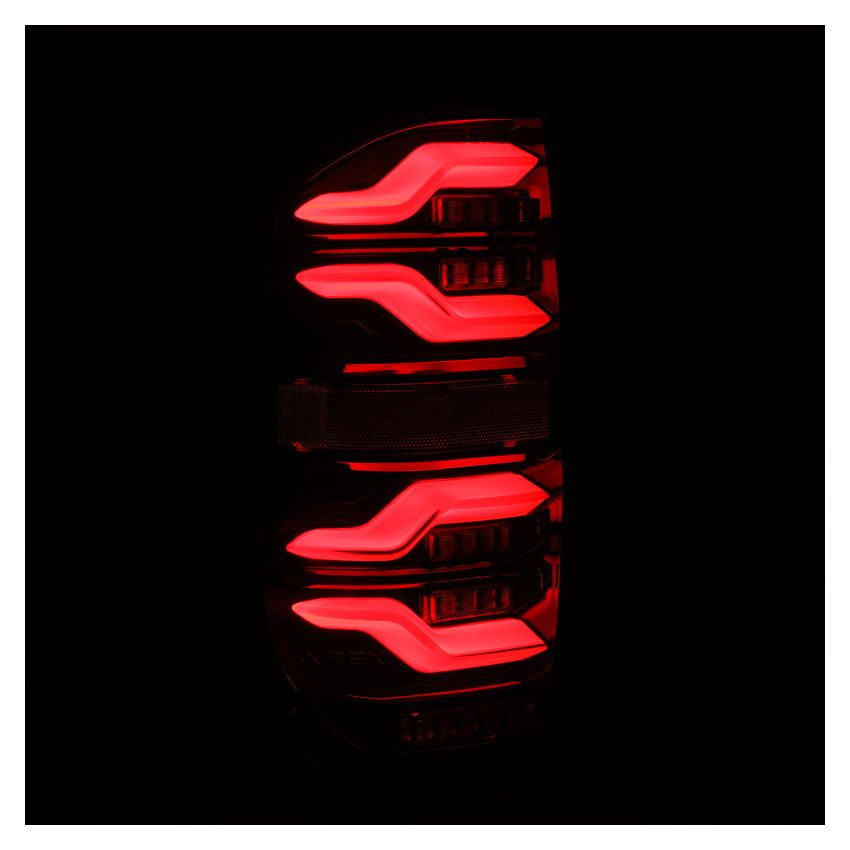 AlphaRex 14-21 Toyota Tundra LUXX LED Taillights Blk w/Activ Light/Seq Signal