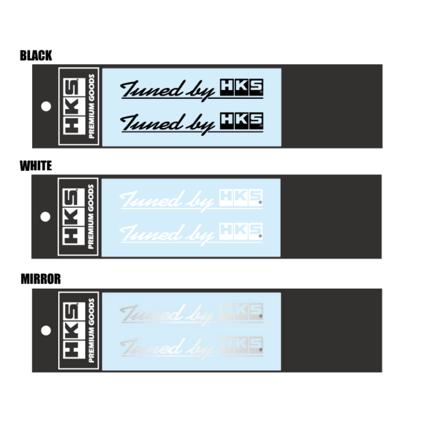 HKS 51003-AK143 Sticker Tuned by  W120 BLACK