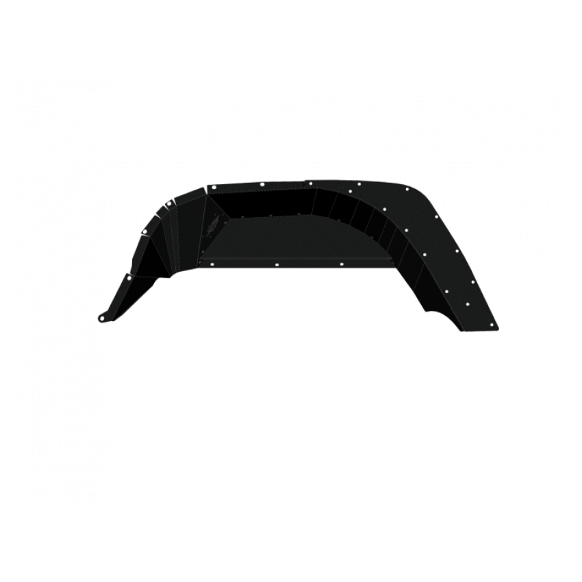 Road Armor 18-21 Jeep Gladiator JL Stealth Rear Fender Liner JL Body Armor Black Steel