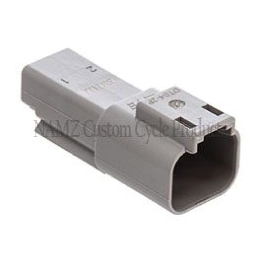NAMZ DR-2G Deutsch DT Series 2-Wire Receptacle & Wedgelock - Gray (HD 72122-94GY)