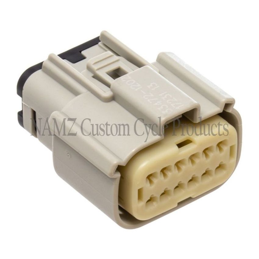 NAMZ NM-33472-1202 07-23 Touring/LiveWire Main Harness Molex MX-150 12-Position Female - Black (HD 72489-07GY)