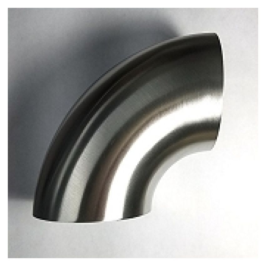 Stainless Bros 601-05756-3100 2.25in SS304 90 Degree Elbow 1D / 2.25in CLR  - 16GA / .065in - No Leg Mandrel Bend