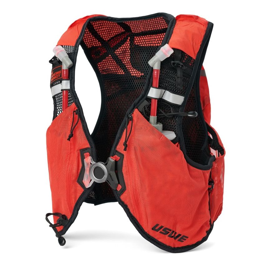 USWE 2140124603 Pace Trail Running Vest 14L  Red - Medium