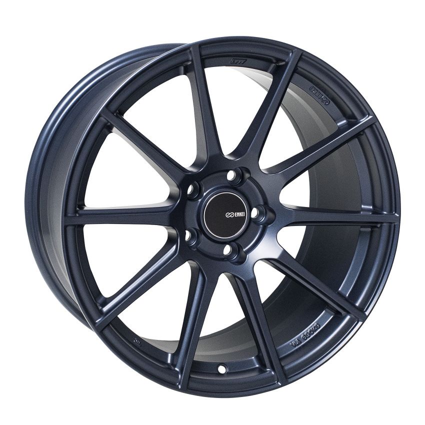Enkei TS10 18x9.5 35mm Offset 5x114.3 Bolt Pattern 72.6mm Bore Dia Matte Blue Wheel