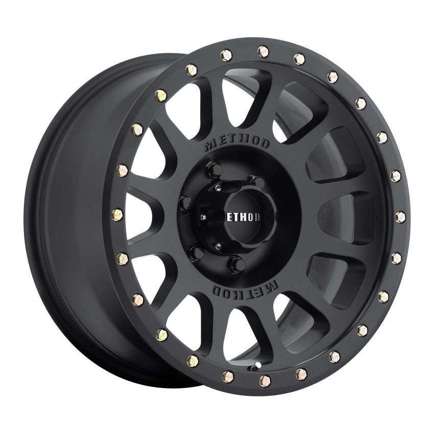 Method MR305 NV 18x9 0mm Offset 6x135 94mm CB Method Matte Black Street Loc Wheel