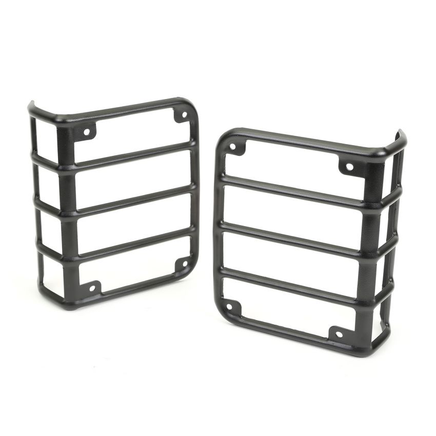 Rugged Ridge 07-18 Jeep Wrangler Textured Black Tail Light Euro Guards