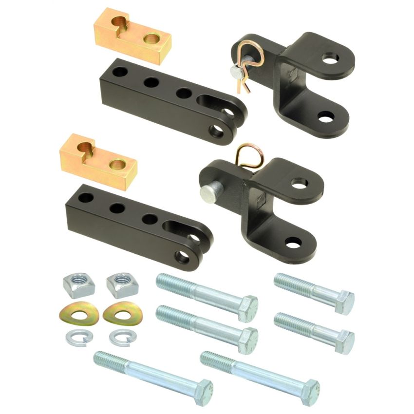 RockJock TL/LJ Tow Bar Mounting Kit Front Bolt-On w/ Mounting Hardware Fits OEM & Most Bumpers