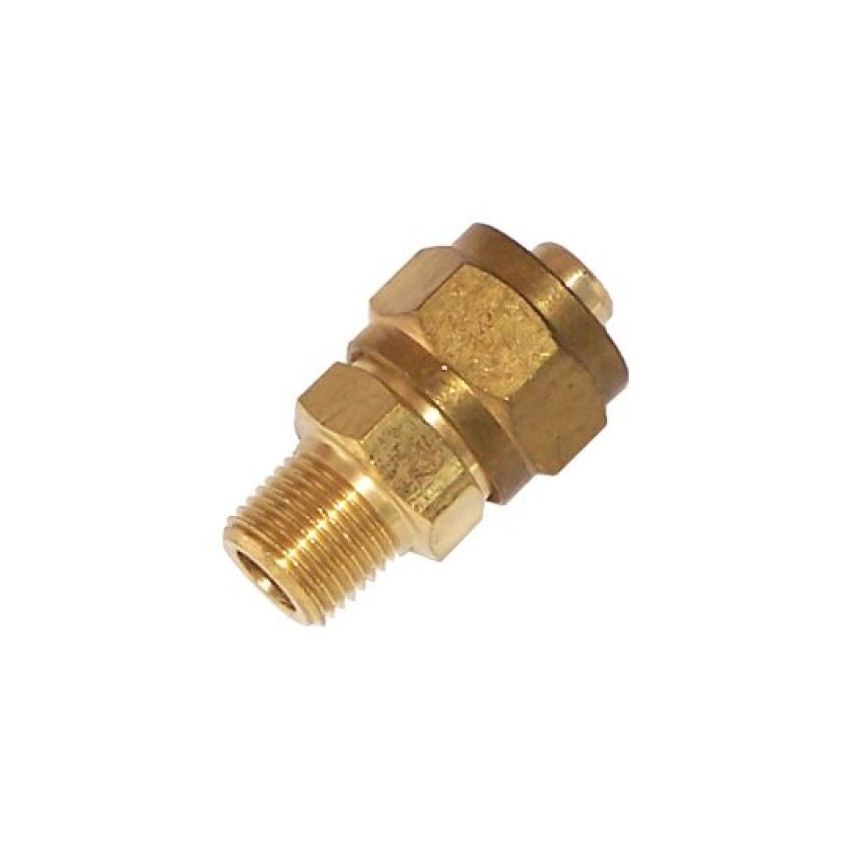Kleinn Air Horns 51214 Kleinn 1/2In OD Tubing 1/4In M NPT Straight Compression Fitting