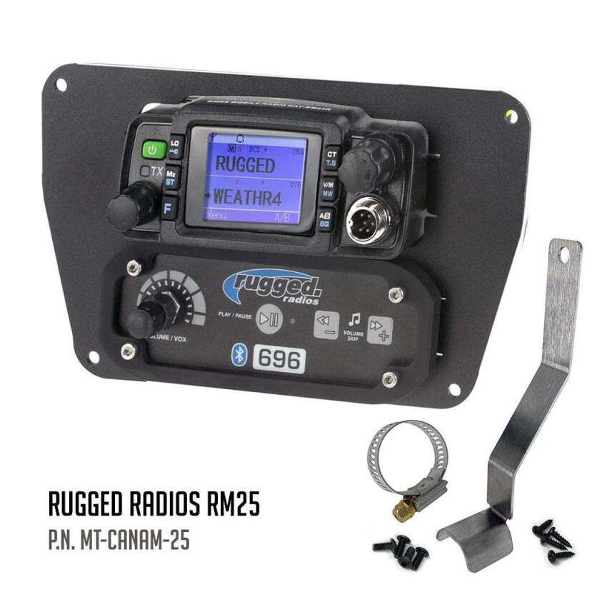Rugged Radios MT-CANAM-25 Can-Am Commander Intercom and Radio Mount Rugged GMR25